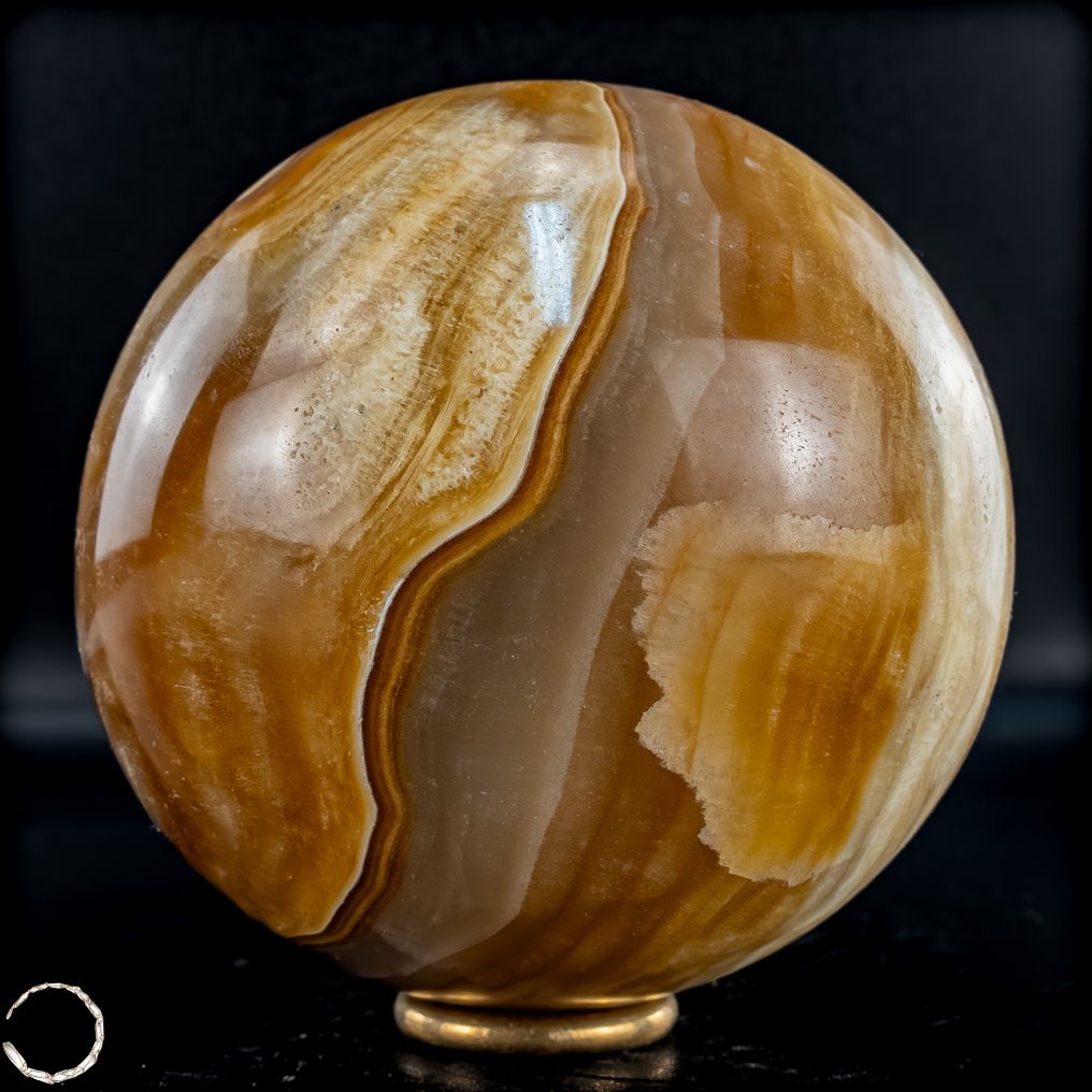 Meget sjælden Aragonit Kugle, Fra Peru- 1047.66 g #1.0