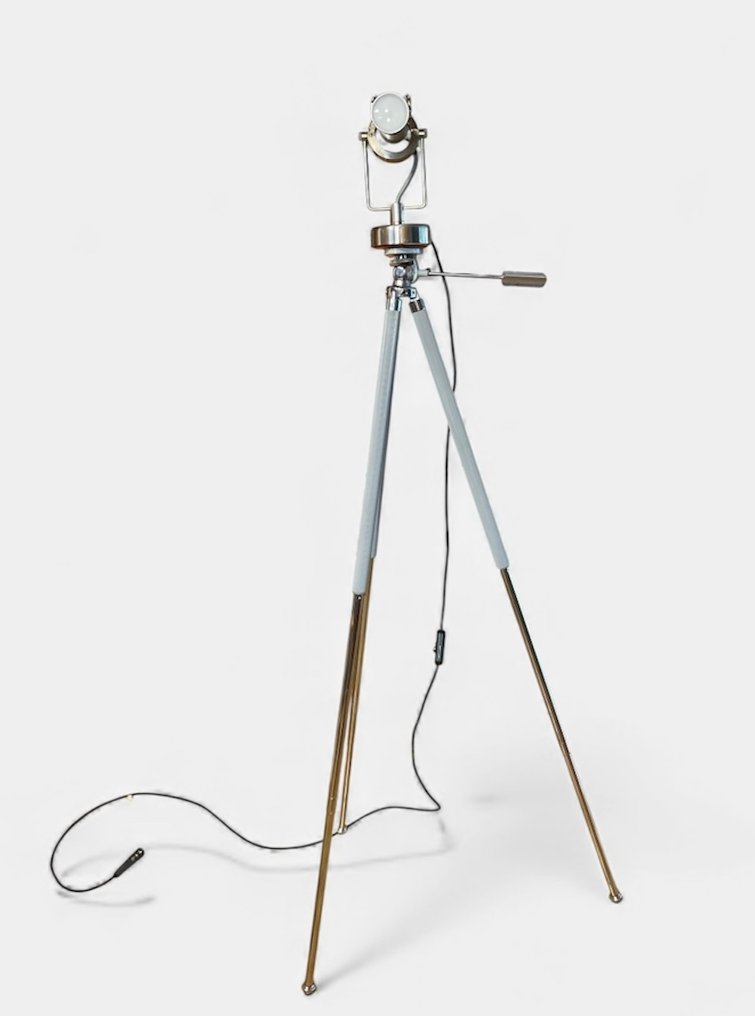 Exselsior - Stehleuchte (2) - Stahl, Chrom, Gummi #1.0