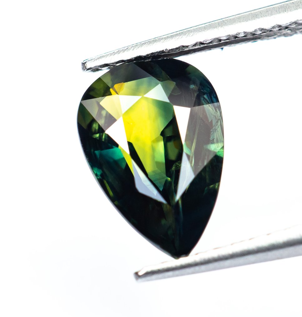 沒有保留價 藍寶石  - 2.60 ct - Bellerophon Gemlab - 深蓝绿色 #2.1