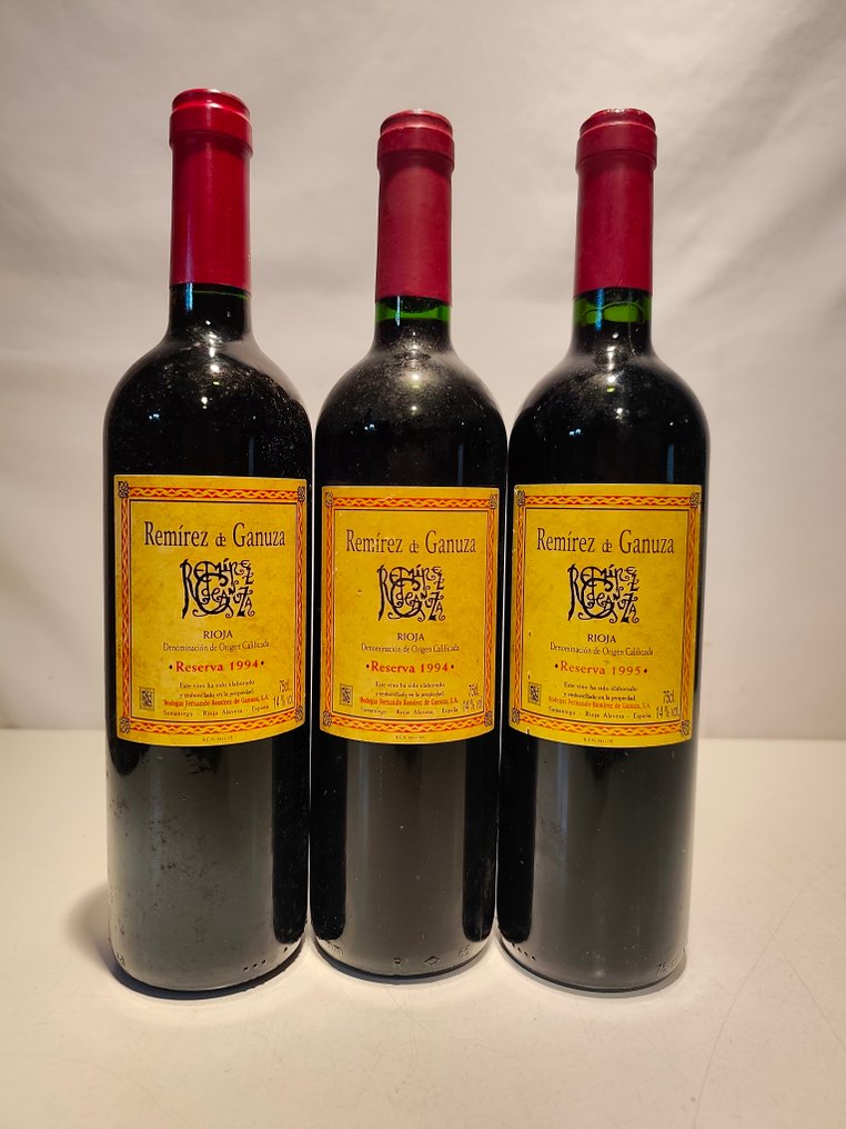 1994 (x2) & 1995 Remirez de Ganuza - 里奥哈 Reserva - 3 Bottles (0.75L) #1.0