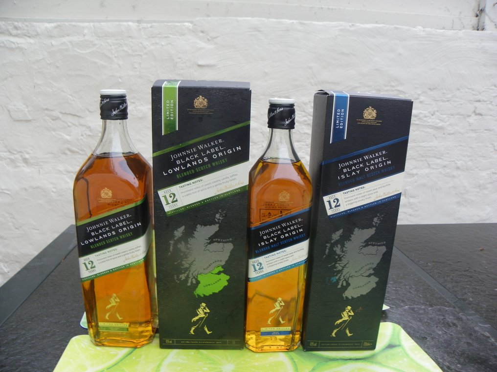 Johnnie Walker Origin: Lowland & Islay  - 1 Litre, 70cl - 2 bottles #1.0