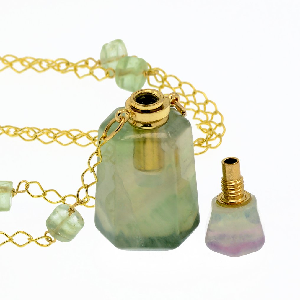 Fluoryt - Srebro - Naszyjnik #2.1