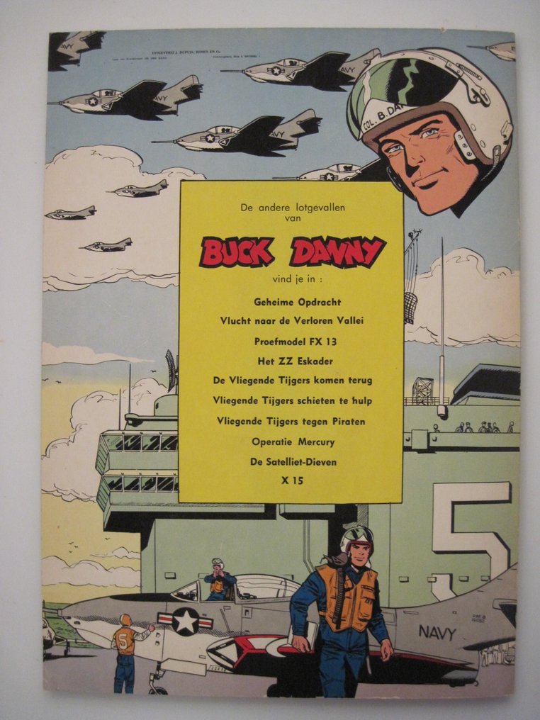 Buck Danny 21 - Een prototype is verdwenen - 1 Album - First edition - 1960 #4.3