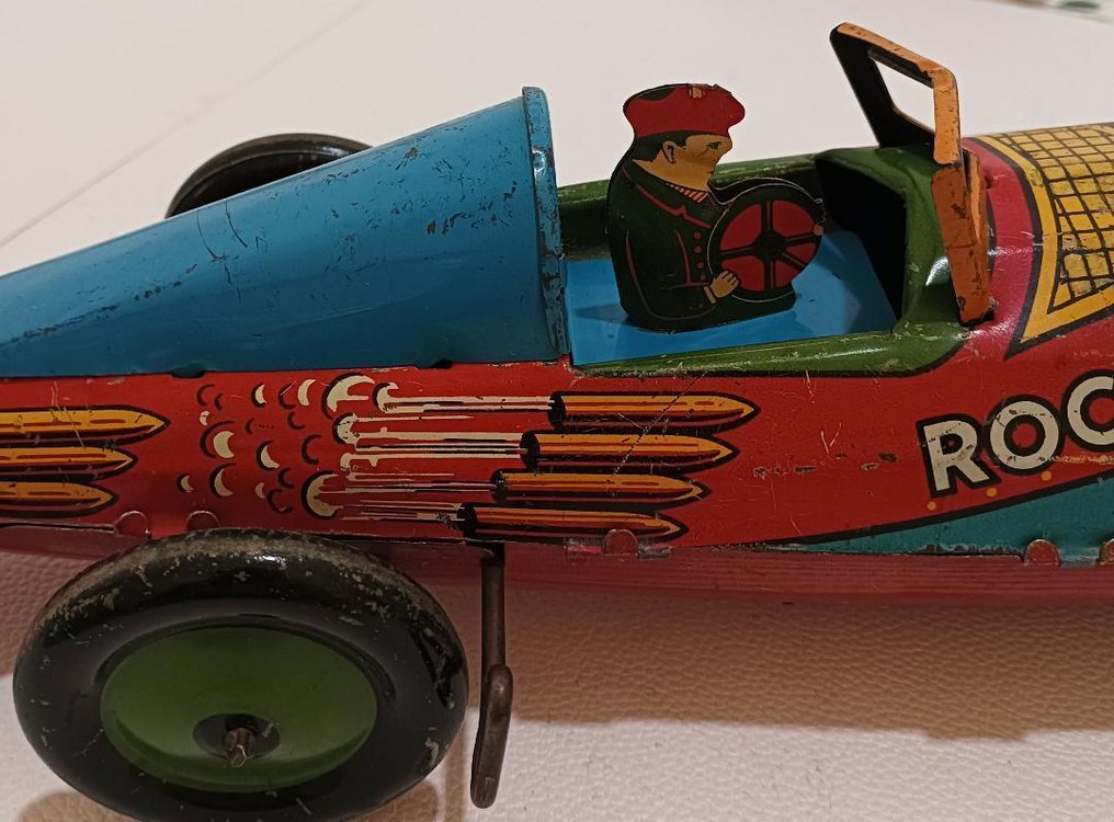 Louis Marx and Company - Bliklegetøj - Rocket Racer - 1950-1960 - U.S.A. #3.2