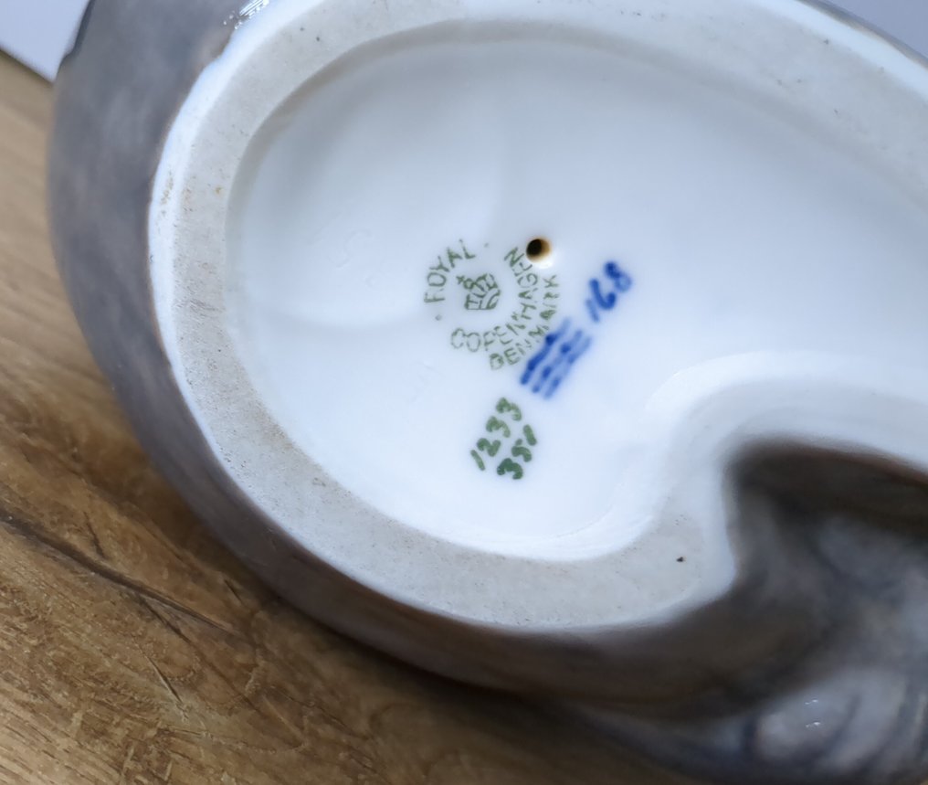 Royal Copenhagen - Αγαλματίδιο - Zittende beer - Πορσελάνη #3.2