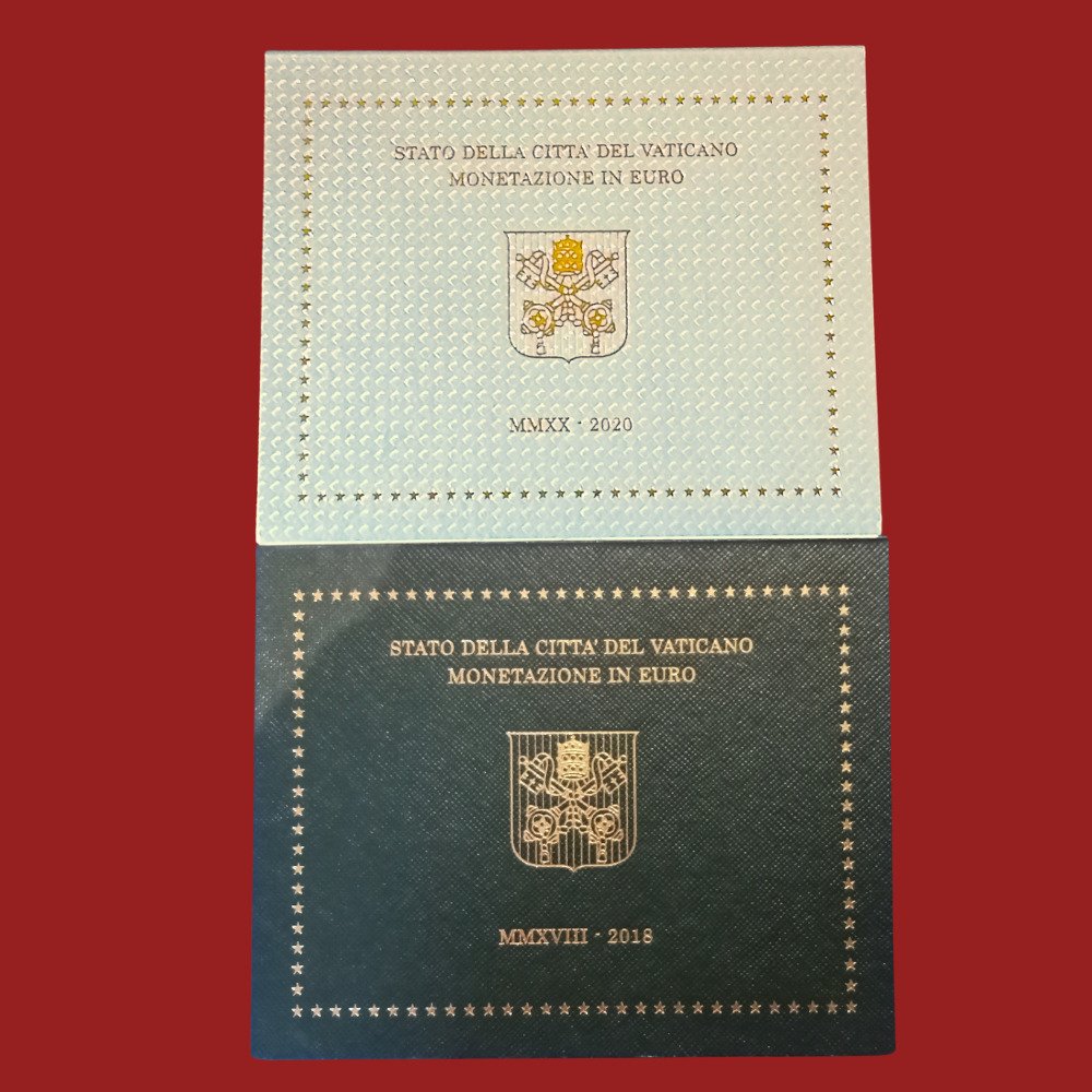 Vatikanet. Year Set (BU) 2018/2020 (2 sets) (Ingen reservasjonspris) #1.0