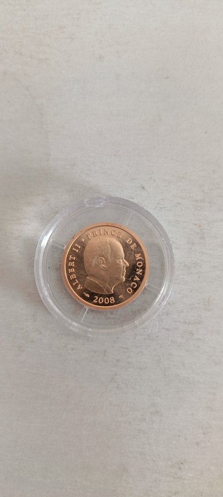 Monaco. 20 Euro 2008 "Albert II" Proof #4.3
