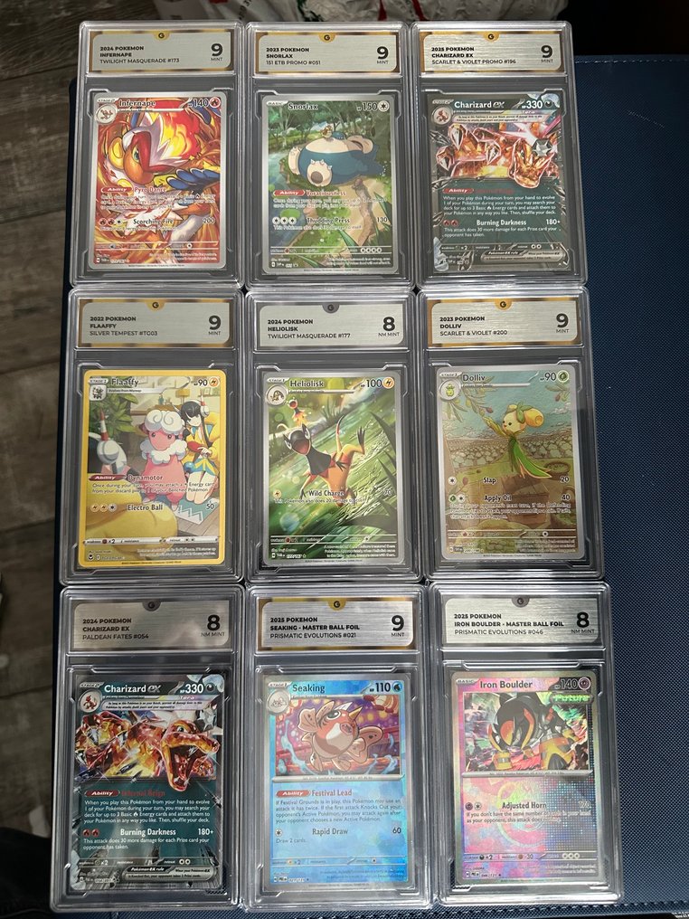 Pokémon - 9 Graded card - GG 9 - Various sets #1.0