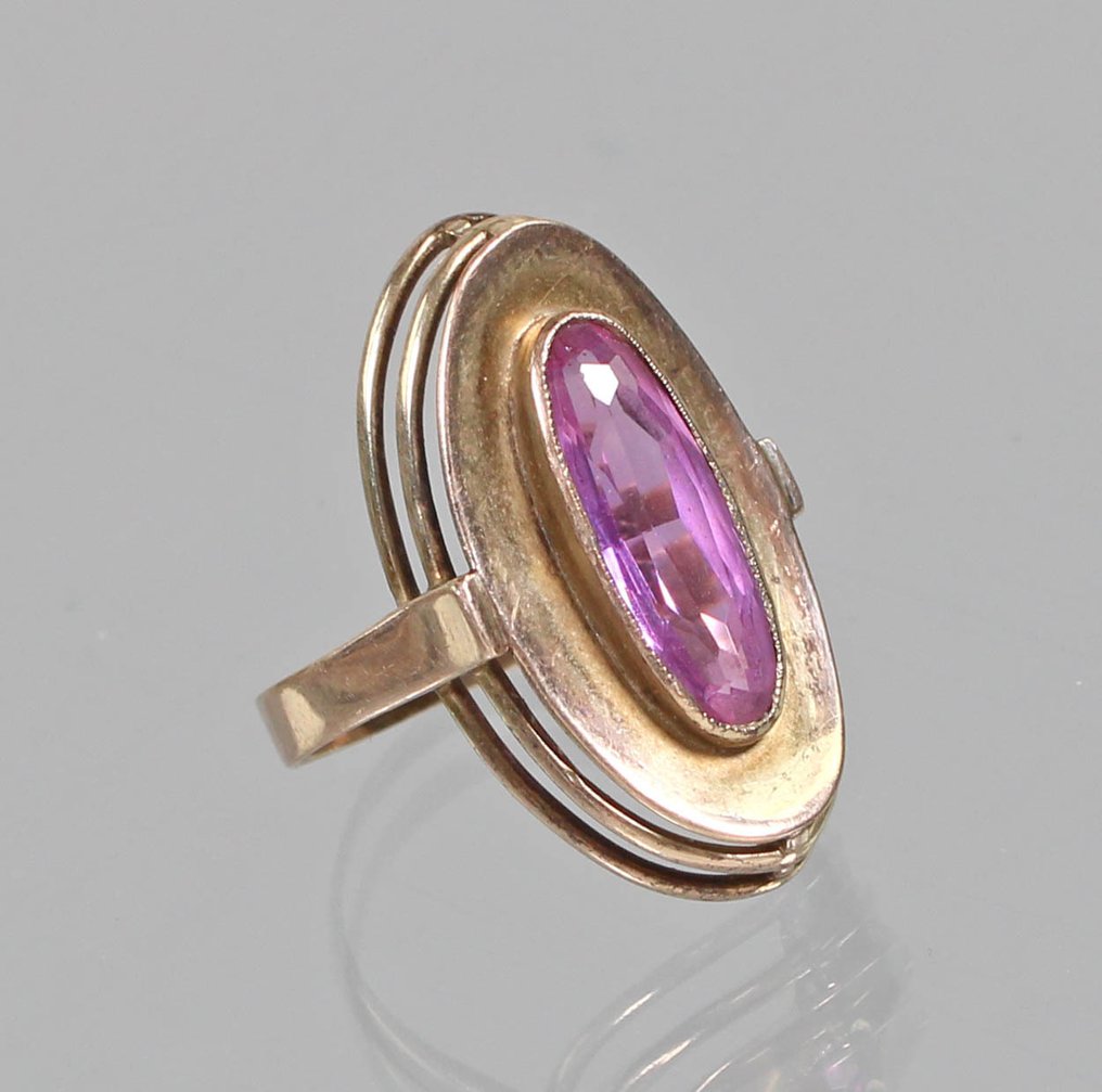 No reserve price - Ring - 8 kt. Yellow gold - 3.50ct. tw. #1.0