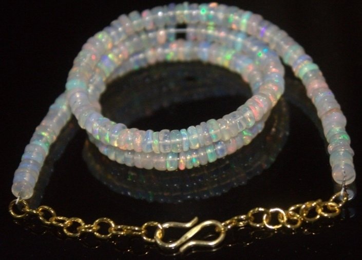 Opál Nyaklánc AA++ Természetes ásvány- 10 g - (1) #2.1