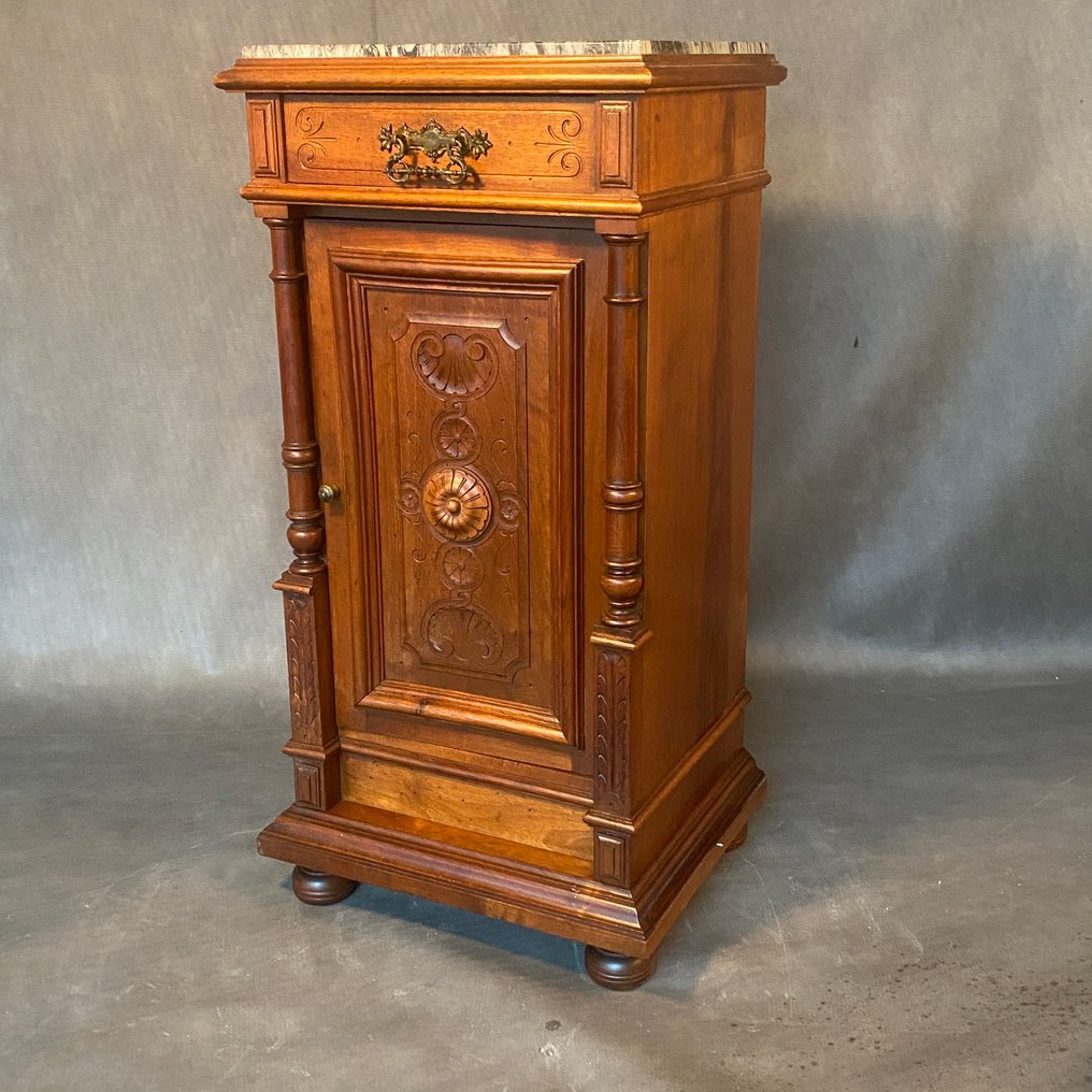 Ερμάριο - Ξύλο, Μάρμαρο, Ιταλική χειροτεχνία μέσης εποχής. #3.2