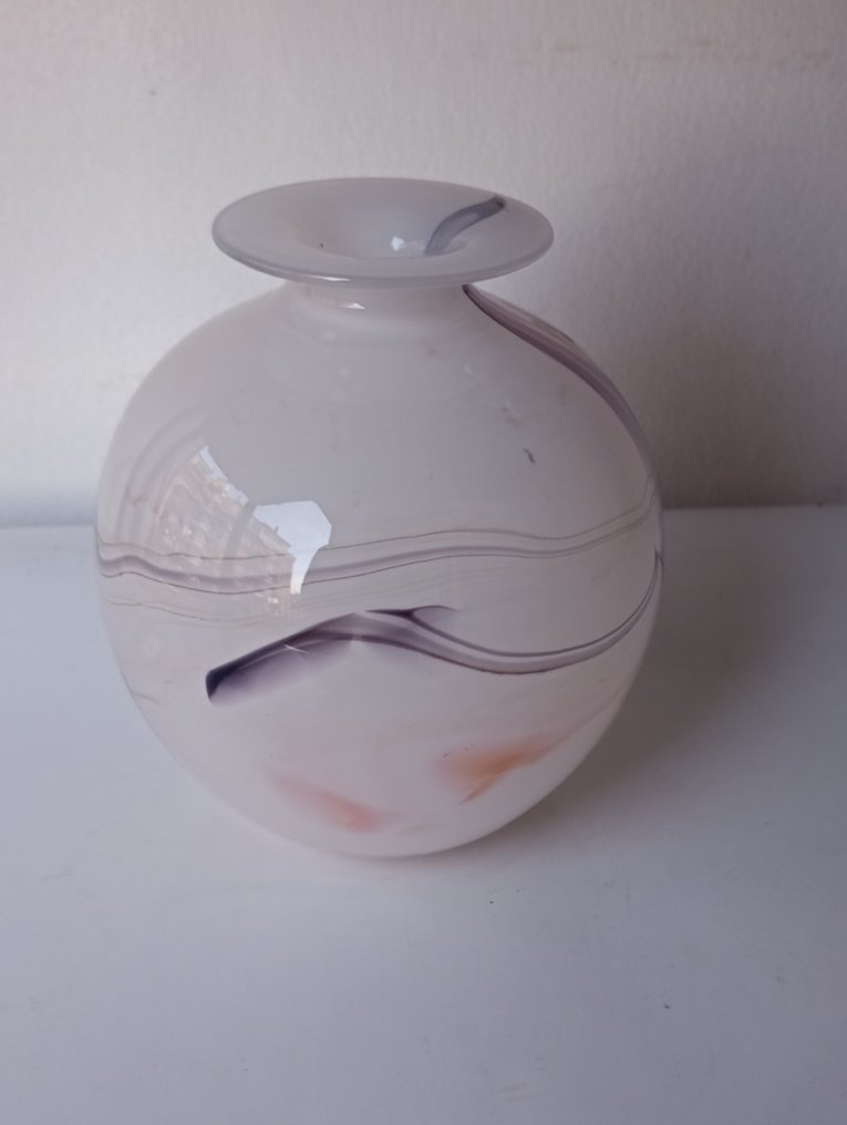Vase - signed glass - Anthony Stern #4.3