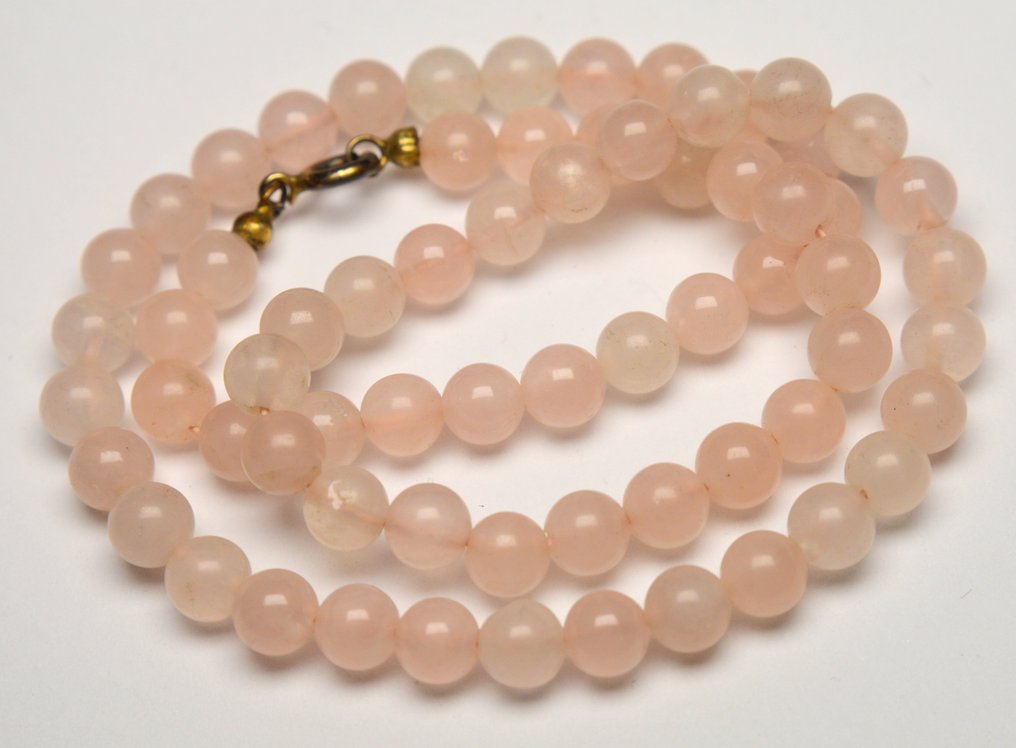 Quarzo - Argento 925 - 20,62 g - Collana - Glamour Pink Quartz #1.0