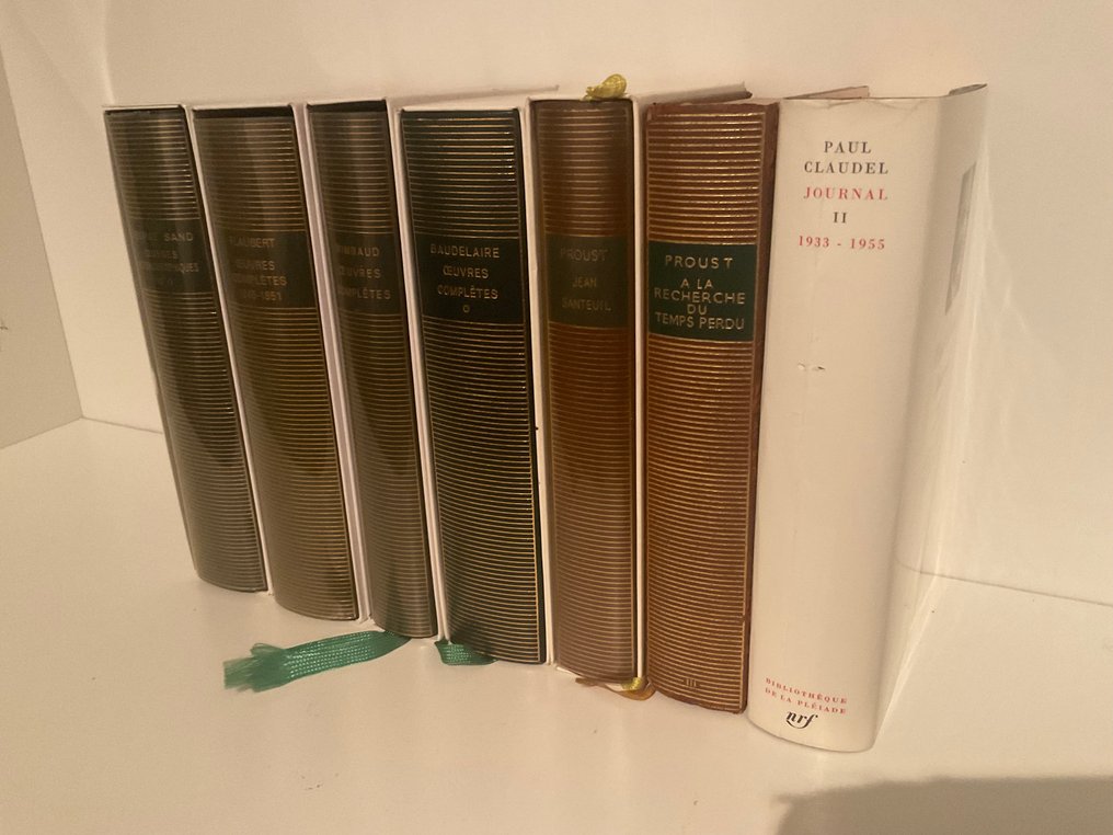 Proust / Flaubert / Baudelaire / Rimbaud / Georges Sand / Claudel - [Pléiade] À la recherche du temps perdu / Oeuvres etc. - 1954-2009 #2.1
