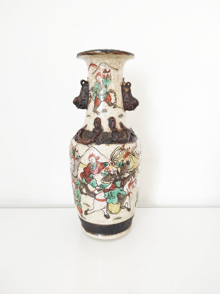 Vaas - Porselein - China - Qing Dynastie (1644-1911) (Zonder minimumprijs) #1.0