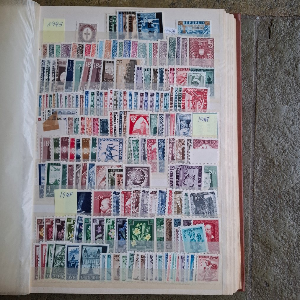 Austria 1940/2013 - Colecție/stoc neuzate/necirculate și folosite în 3 bande. #2.1