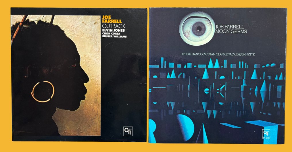 Joe Farrell - Moon Germs / Outback - Différents titres - Albums LP (plusieurs articles) - Premier pressage - 1973 #1.0