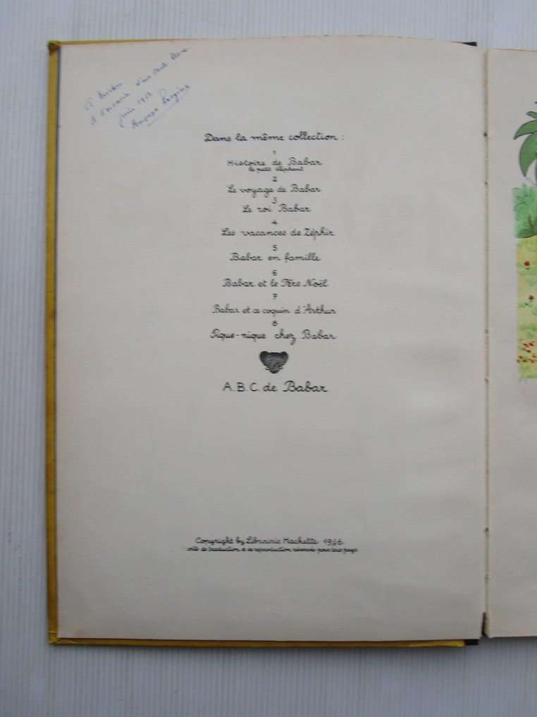 Babar - 6x C - EO/Ré - 6 Album - 1949/1950 #2.1