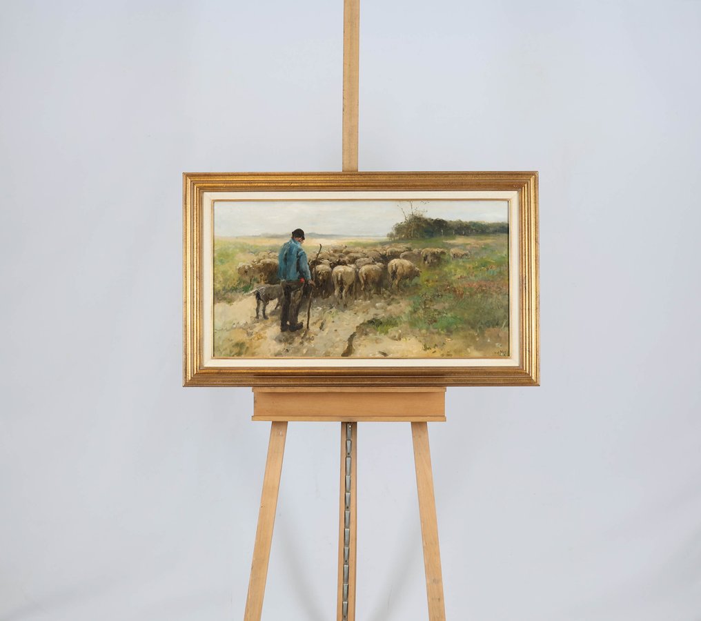 Willem Hendrik van der Nat (1864–1929) - Schaapsherder #1.0