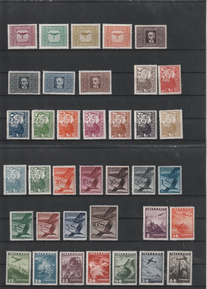 奧地利 1922/1935 - 这一时期的航空邮寄 #1.0