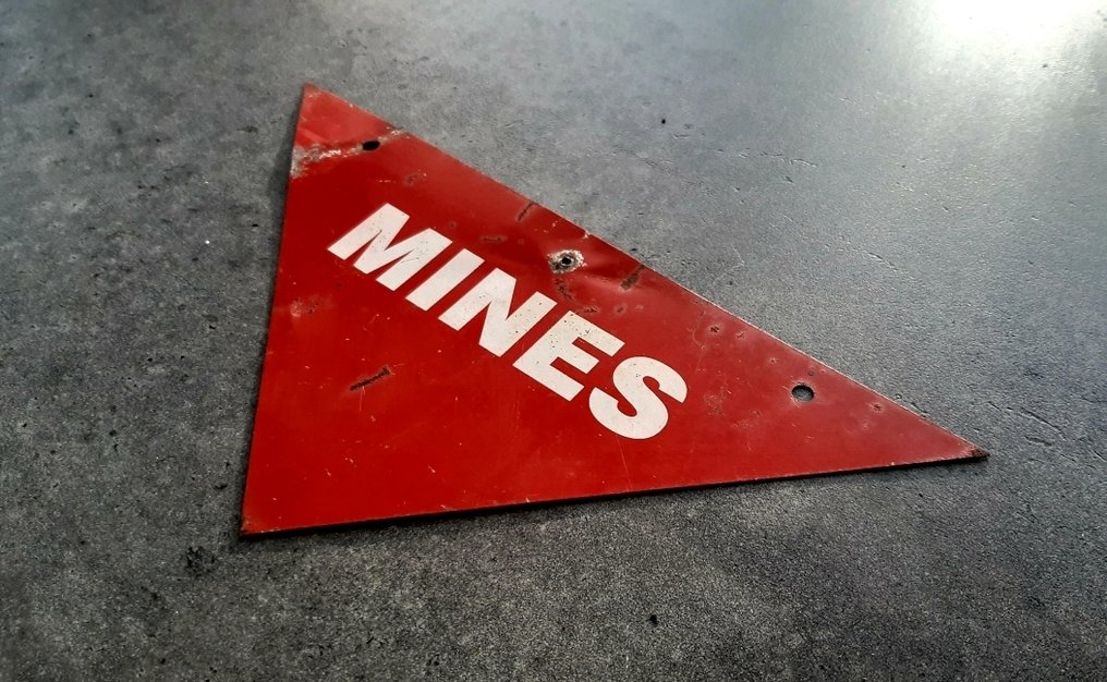 Plaque Mines - Targa - Ferro #2.1