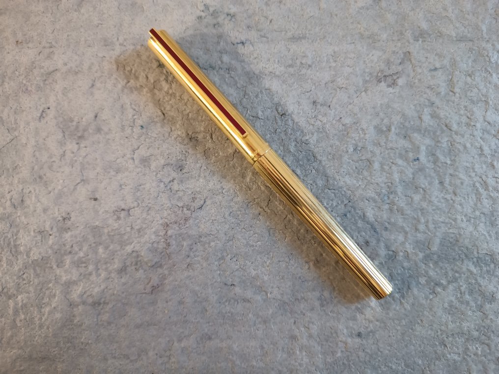 S.T. Dupont - Pluma ST Dupont Classic de plata maciza 925 y plaqué oro - Pluma estilográfica #2.1