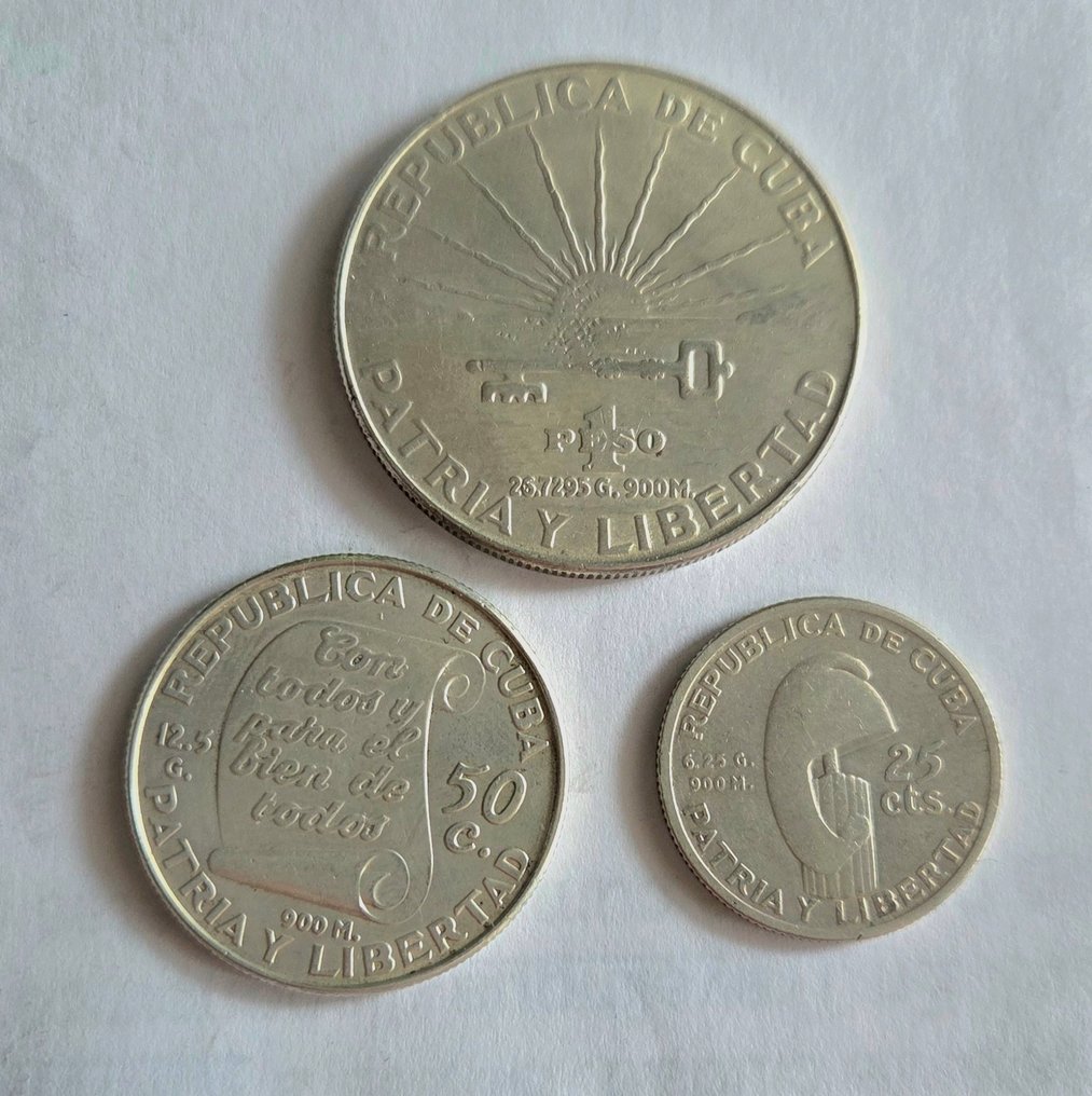 Isla del Caribe. 1 Peso, 50 y 20 Centavos 1953 (Zonder minimumprijs) #1.0