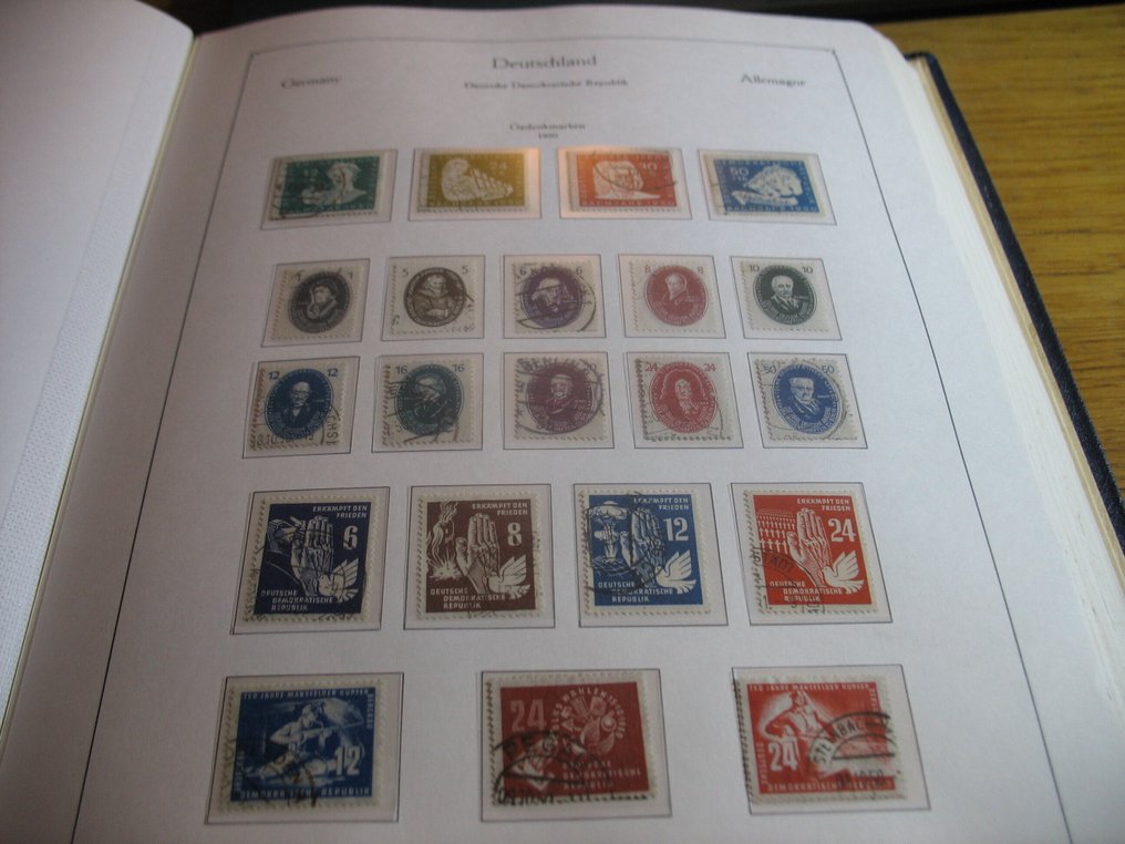 东德  - 精彩收藏，1949-1990，收集于4本KABE预制册子中，通常以两种状态保存。 #1.0