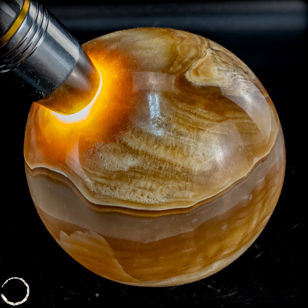 Meget sjælden Aragonit Kugle, Fra Peru- 1047.66 g #2.1