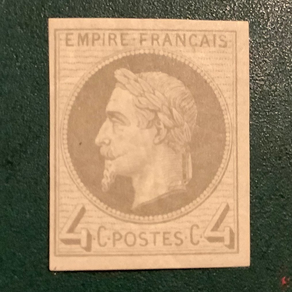 Franciaország 1866 - 4 cent Napoleon Lauree Rotschild - Yvert 27Be #1.0