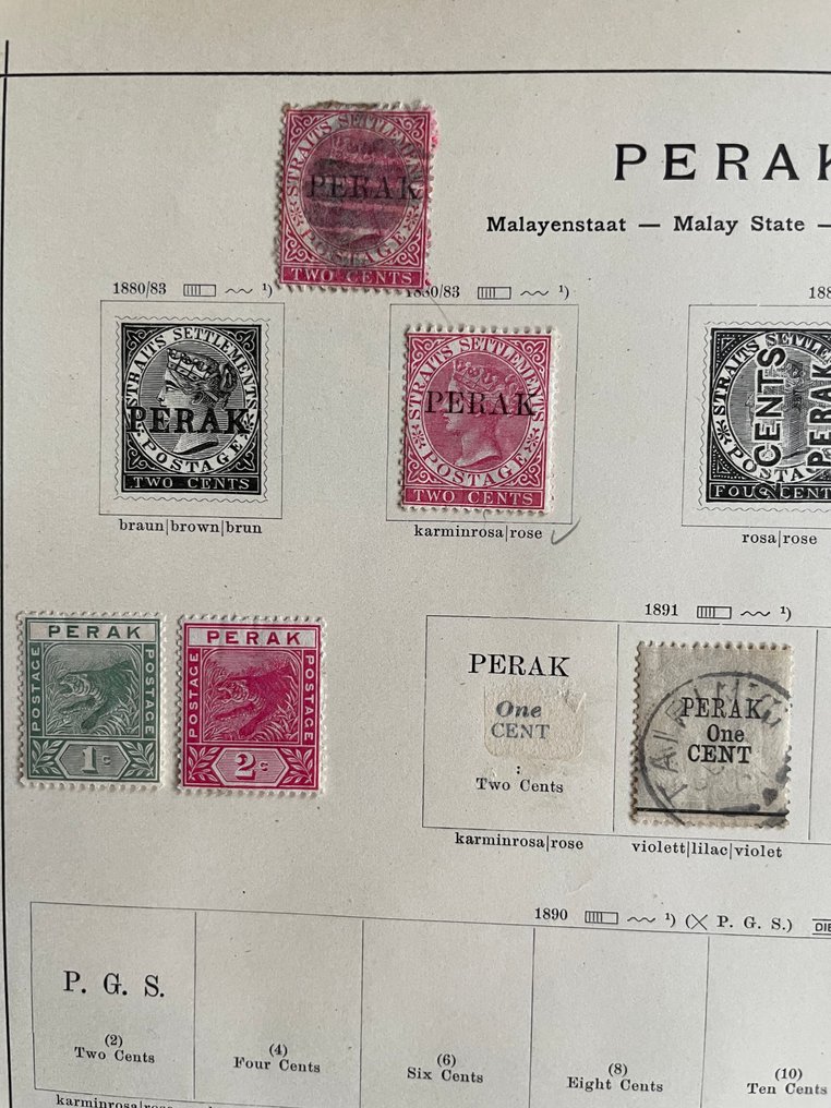 Μαλαισιανές Πολιτείες - Μέρος διαφόρων κρατών από παλιά Συλλογή στρατηγών. #3.2