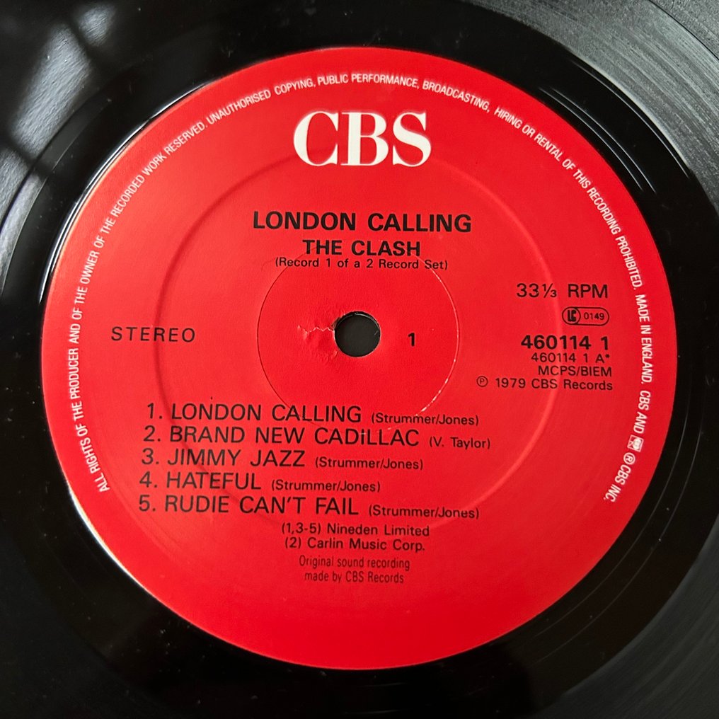 Clash - London Calling - 2xLP专辑（双专辑） - Reissue - 1986 #3.2