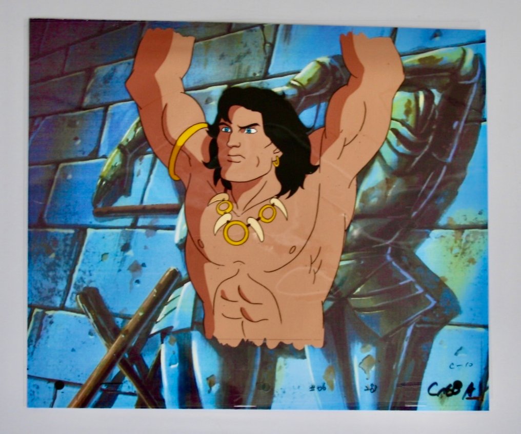 " CONAN - The Adventurer " Originele animatieproductiecel - with COA - 1992 #3.2