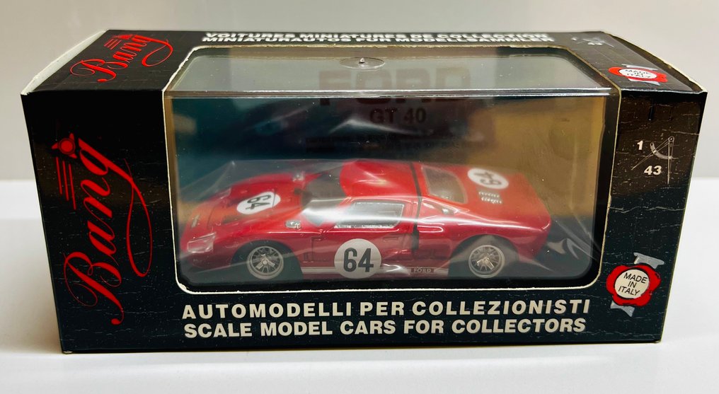Bang 1:43 - Modelauto (3) - Ford GT40 #3.2