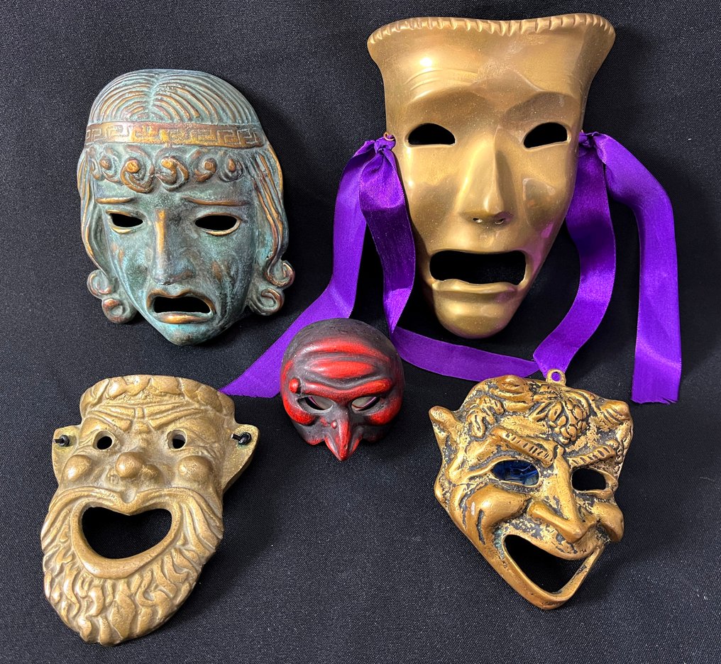 Mask (5) - 希臘 - 1950-1960 - 收藏面具  #1.0