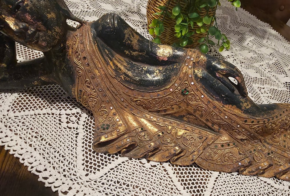 Sculpture 66 cm bouddha couché - Γλυπτό - Ταϊλάνδη  (χωρίς τιμή ασφαλείας) #2.1