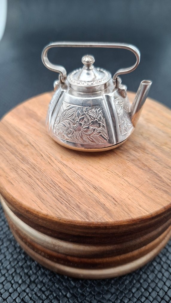 Amsterdam - Oală de ciocolată - chocoladepot - .835 argint - Chocoladekan #2.1