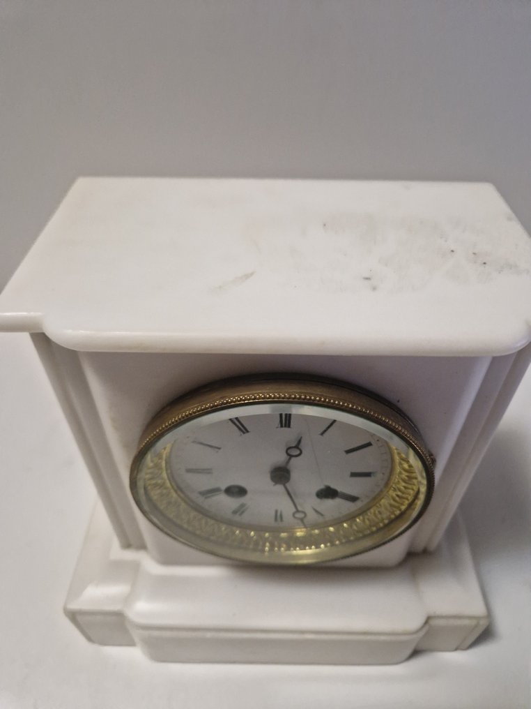 壁爐鐘 -  古董 大理石, 青銅色, 黃銅 - 1850-1900 #3.2