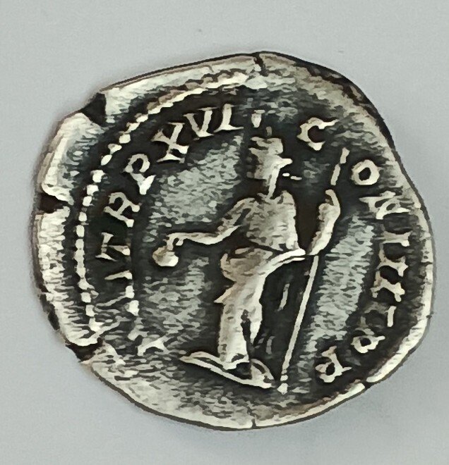 Empire romain. Caracalla (198-217 apr. J.-C.). Denarius - Libertas (Sans prix de réserve) #1.0
