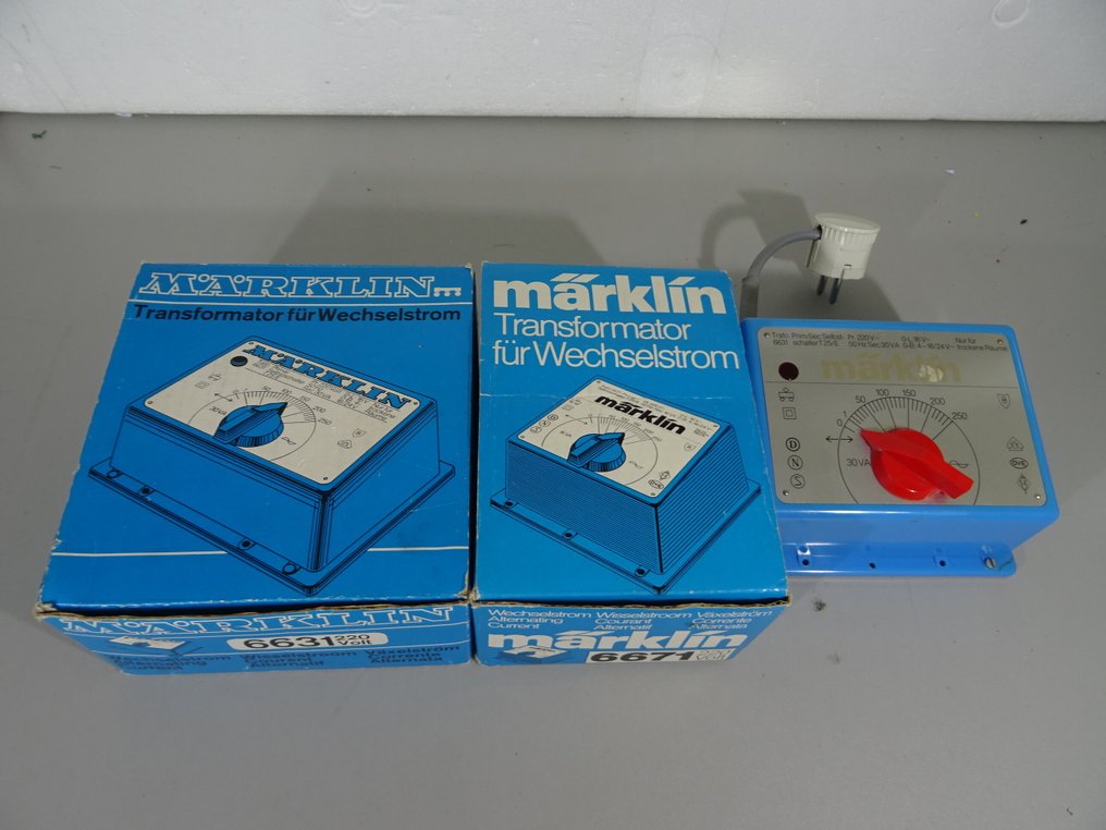 Märklin H0 - 6631/6671 - Vasútmodellek (3) - Három transzformátor #3.2