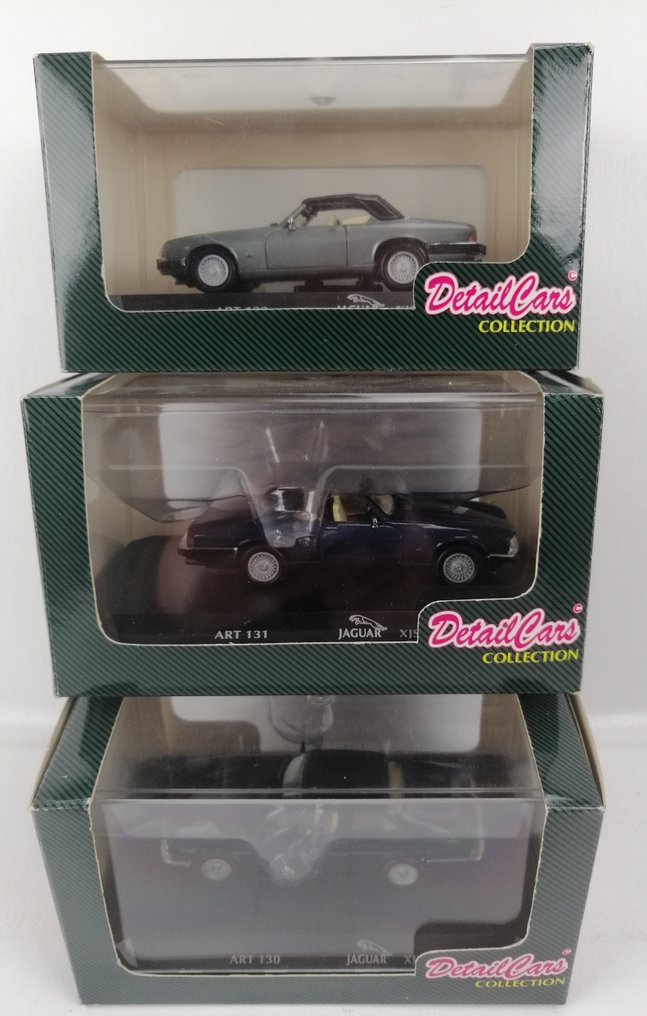DetailCars 1:43 - Model coupé  (3) - Jaguar XJS Coupé, Convertible open en gesloten - model 1996 #1.0