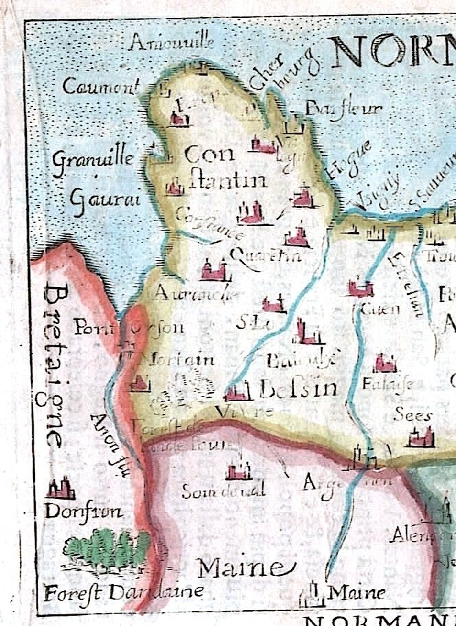 Γαλλία - Νορμανδία; Ortelius / Turrini - Normandia - 1655 #1.0