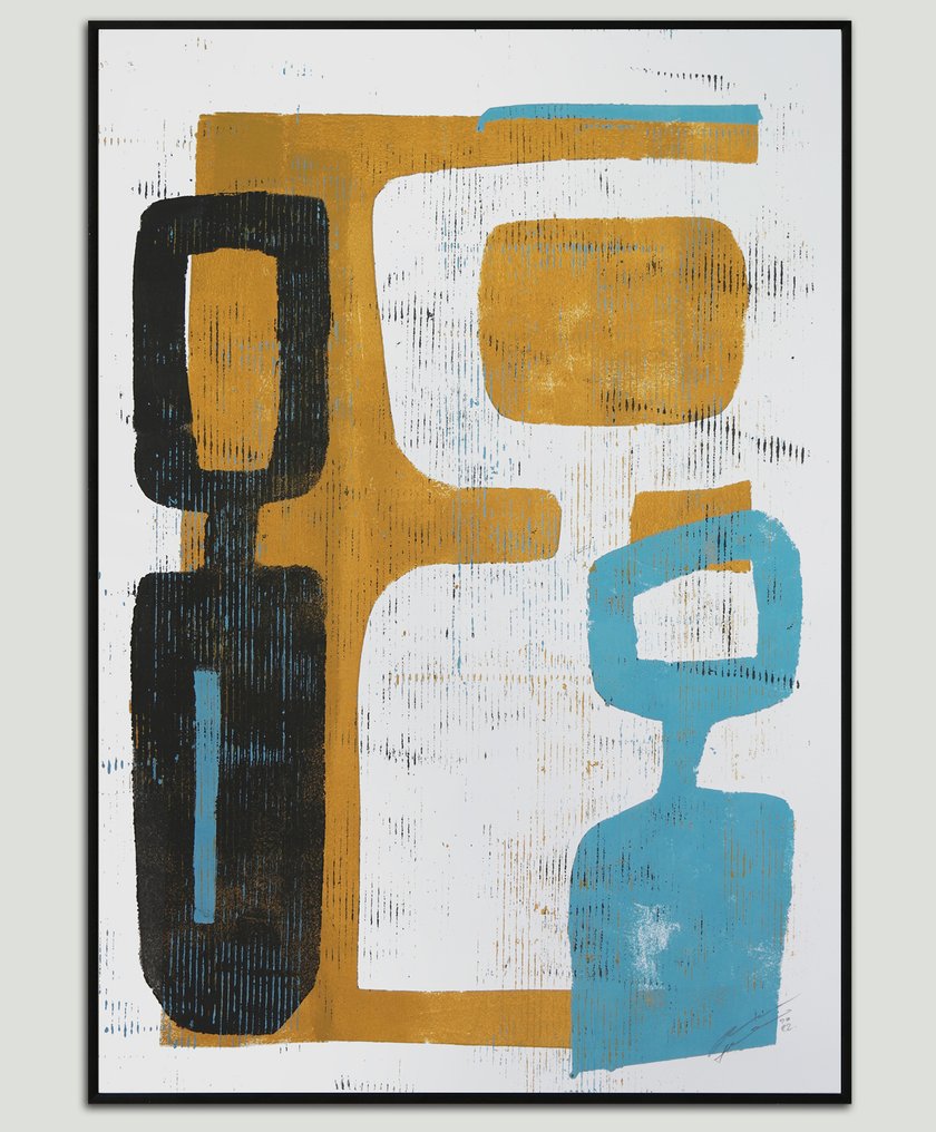 Ronald Hunter - Family portrait - Blue camel #3.2