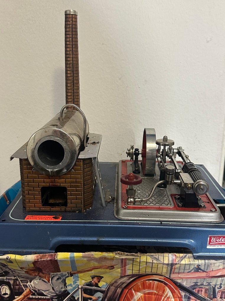 Ατμομηχανή - wilesco - λαμαρίνα - 1970-1980 - Wilesco d16 μηχανή ατμού #1.0