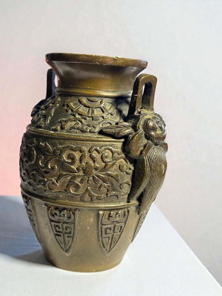 铜制花瓶 - 銅 - 日本 - 明治時期（1868-1912） #3.2