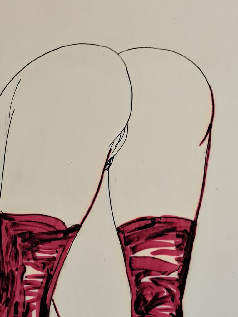 Frollo, Leone - 1 Original colour drawing - Tied Pin Up #2.1