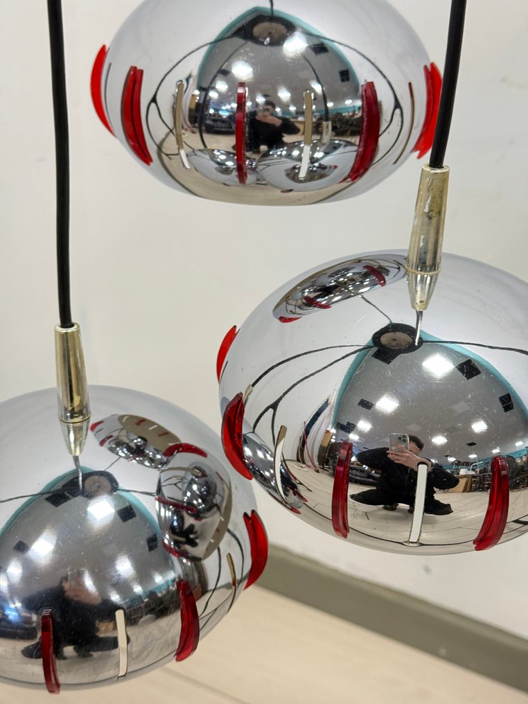 Massive - 掛燈 - 金屬, 塑料 - 太空时代 #2.1