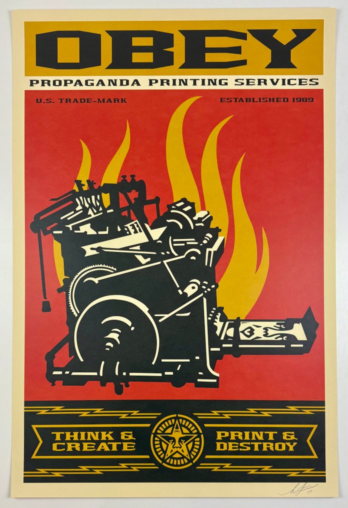 Shepard Fairey (OBEY) (1970) - Obey Print & Destroy #1.0