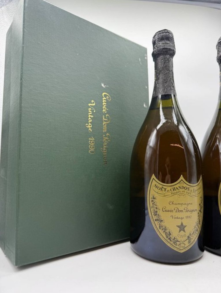 1990 Dom Pérignon - Champagne Brut - 2 Bottles (0.75L) #1.0