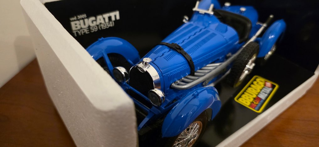 Bburago 1:18 - 模型車 - Bugatti Type 59 (1934) #2.1